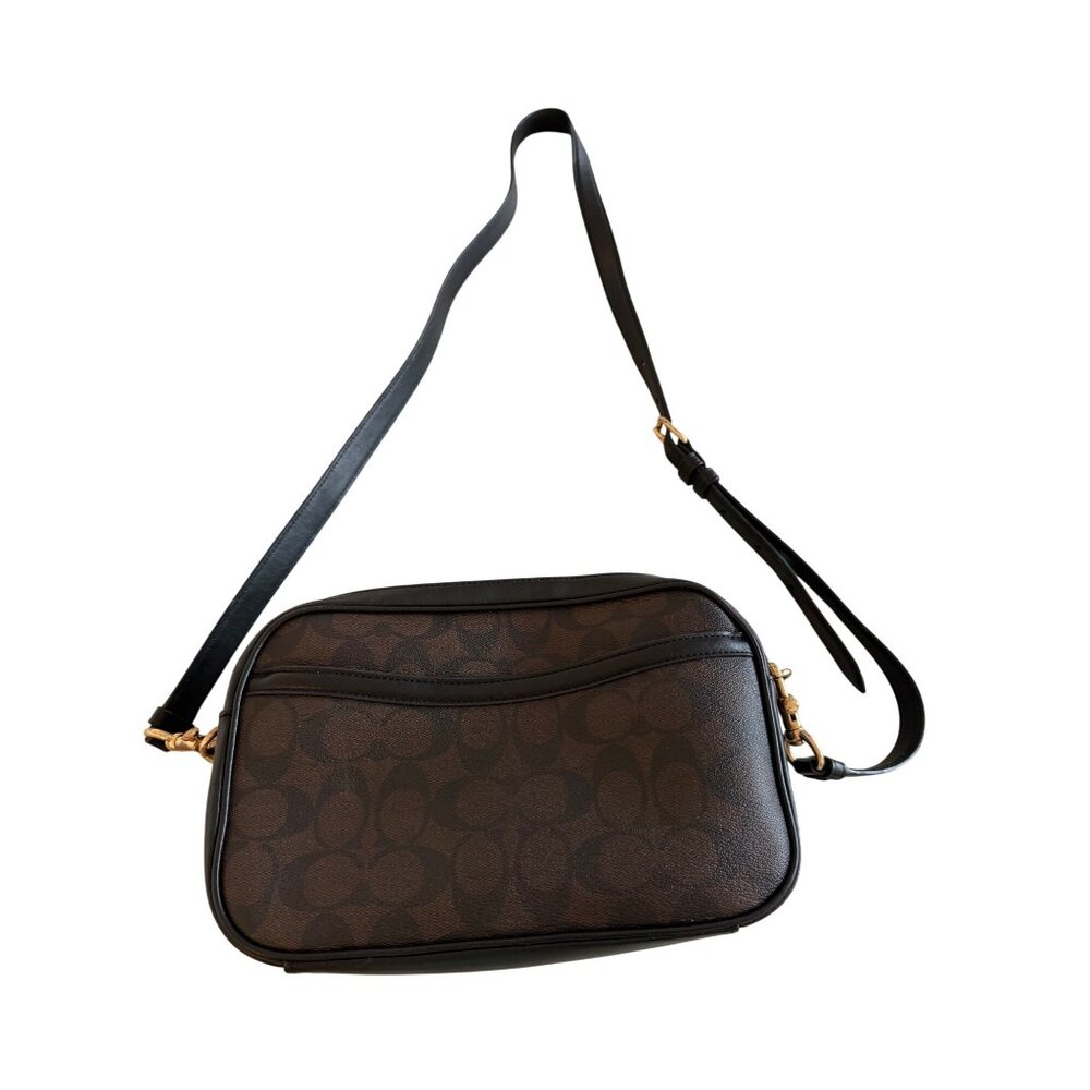 Coach Womens Crossbody in Signature Canvas Brown Black Fabric Lining  Casual - Picture 2 of 16